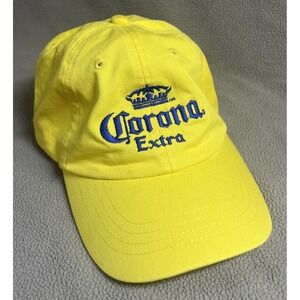 Corona Extra Mexican Beer Ball Cap Yellow Adjustable‎ Embroidered Hat